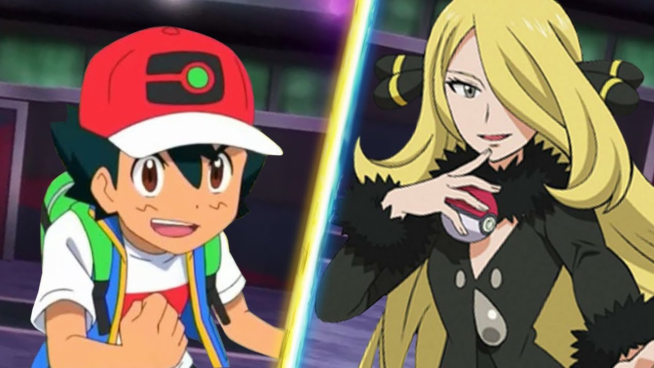 Pokemon Battle: Ash Vs Cynthia (Ash Best Team, Cynthia Journeys Team)