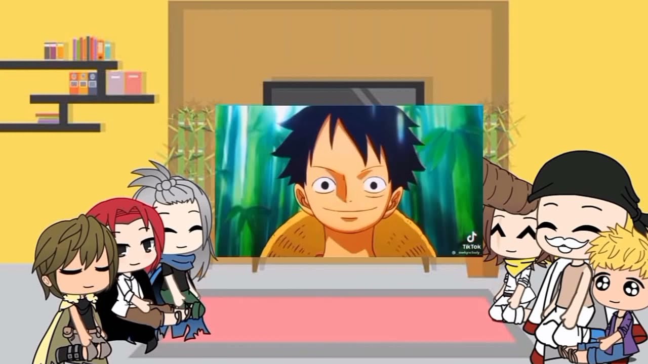 akagami and whitebeard pirates react to luffy || reupload || this better not get blocked