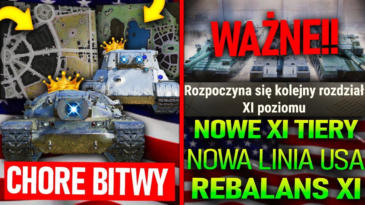 NOWE XI TIERY |  NOWA LINIA USA |  REBALANS XI TIER&Oacute;W - Musisz zobaczyć!