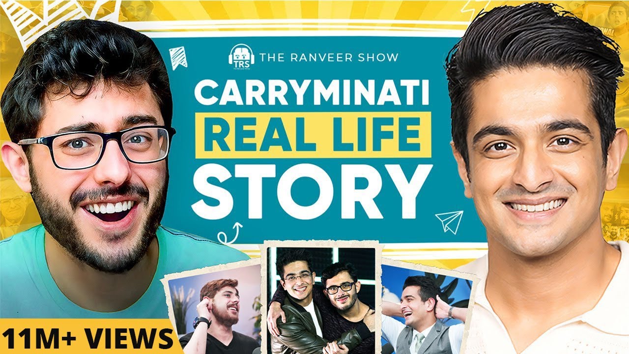 CarryMinati's REAL Story, Meet Ajey Nagar | YouTube Journey, Success, Fame | The Ranveer Show