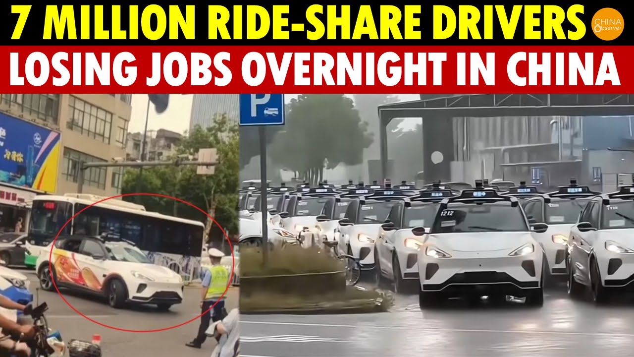 7 Million Ride-Share Drivers Jobless Overnight, as China’s Foolish Autonomous Cars Snatch Jobs