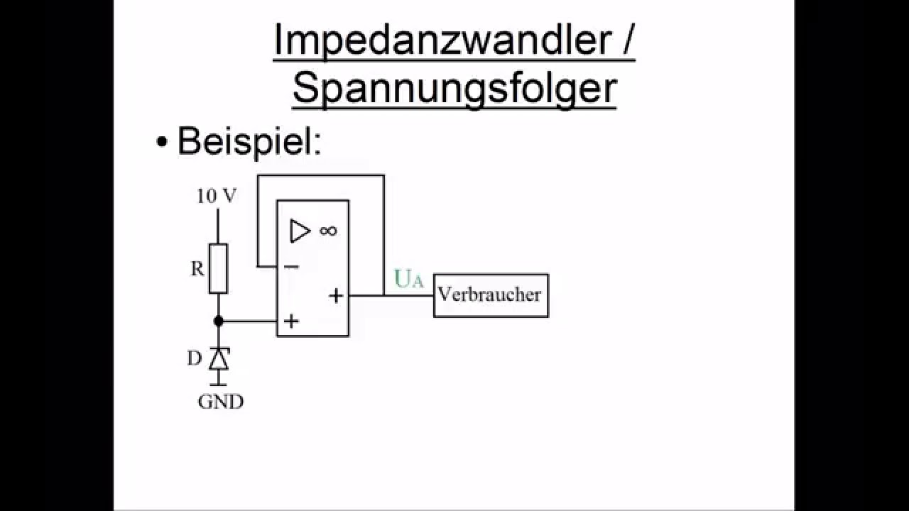 Impedanzwandler / Spannungsfolger