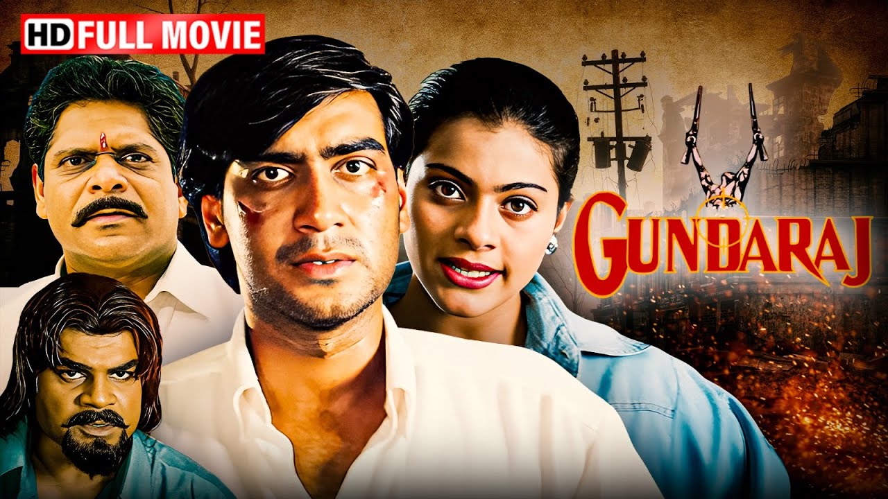 Gundaraj | 90s Superhit Action Movie | Full Film in HD | Ajay Devgan, Kajol, Amrish Puri
