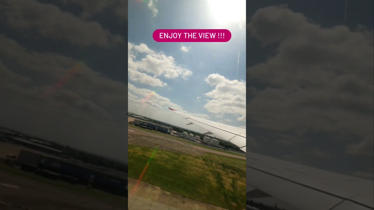 Daytime flights when the sky is clear, is a visual delight! #flightview #flying #takingoff #topview