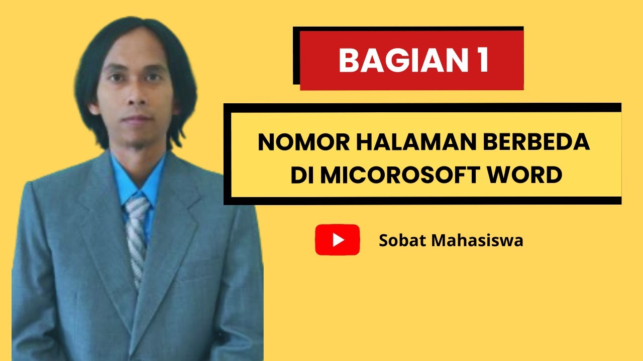 Cara Membuat Nomor Halaman yang Berbeda di Microsoft Word