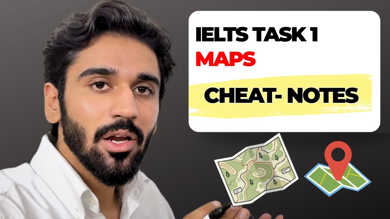 Шпаргалка по карте для задания 1 письменной части IELTS | Простое описание изменений | 7+ баллов
