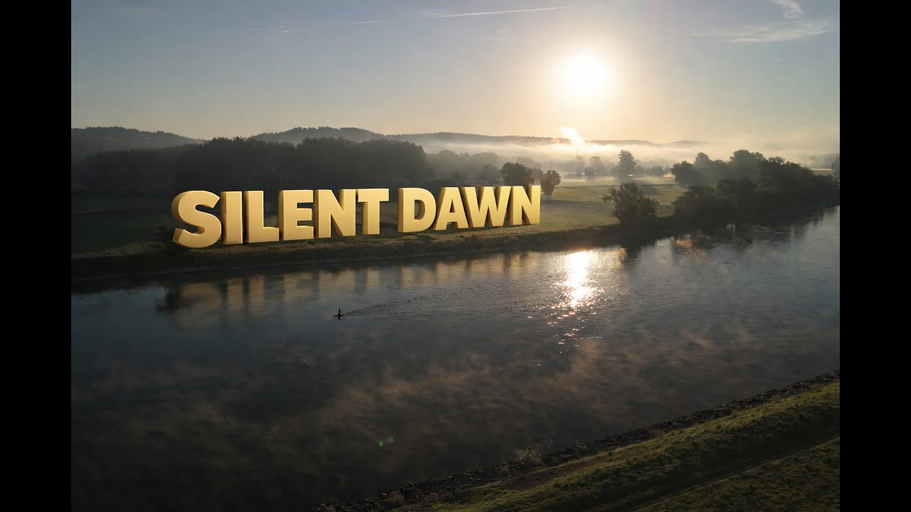 Silent Dawn Over the River | Schnelldorf, Bavaria | DJI Mini 4 Pro