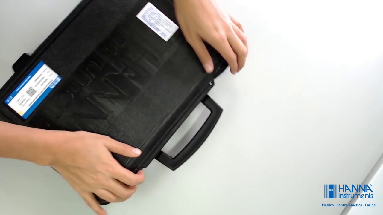 Desempaquetado de los equipos HI991003 y HI991301