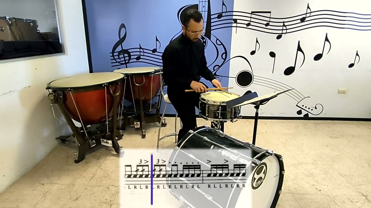 Joseph Tompkins - Nine French-American Rudimental 2 - Etude VIII