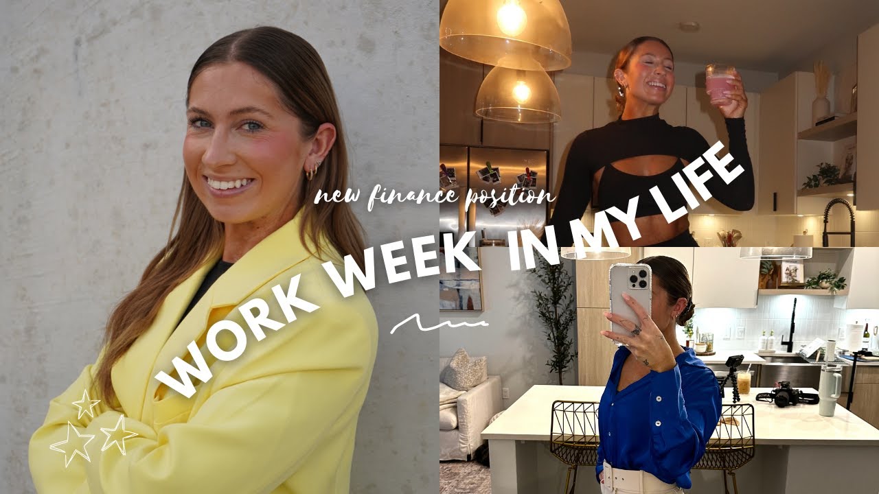 Work Week in my Life | 4am Routine | Favorite Work Wear + Meal Prepping
