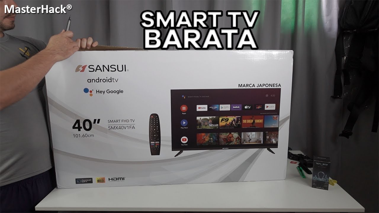 Unboxing Smart TV Sansui 40 Pulgadas ¿La Mejor Opción Económica?