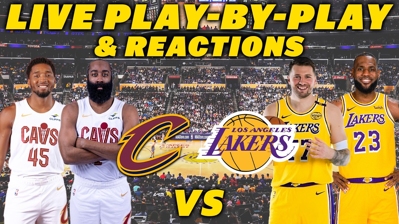 Cleveland Cavaliers vs Los Angeles Lakers | Live Play-By-Play & Reactions