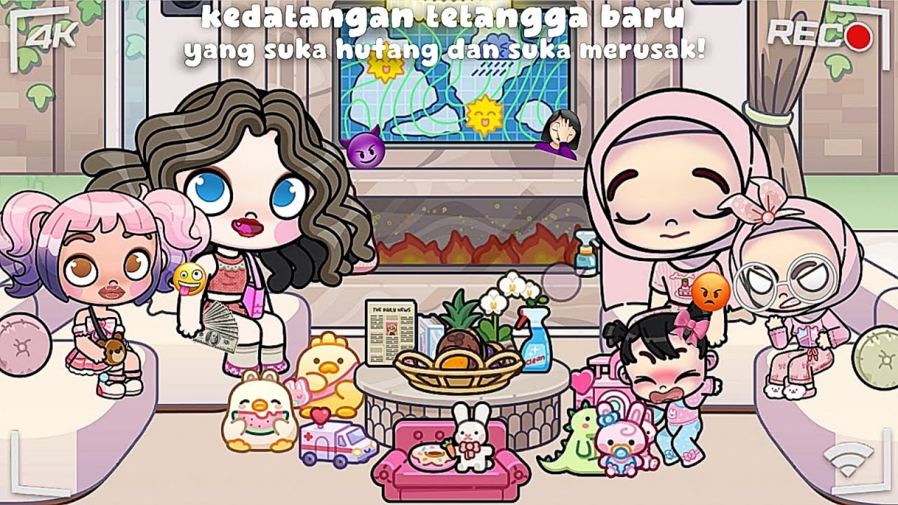 (AVATAR WORLD) KEDATANGAN TETANGGA YANG SUKA HUTANG DAN SUKA MERUSAK!😡