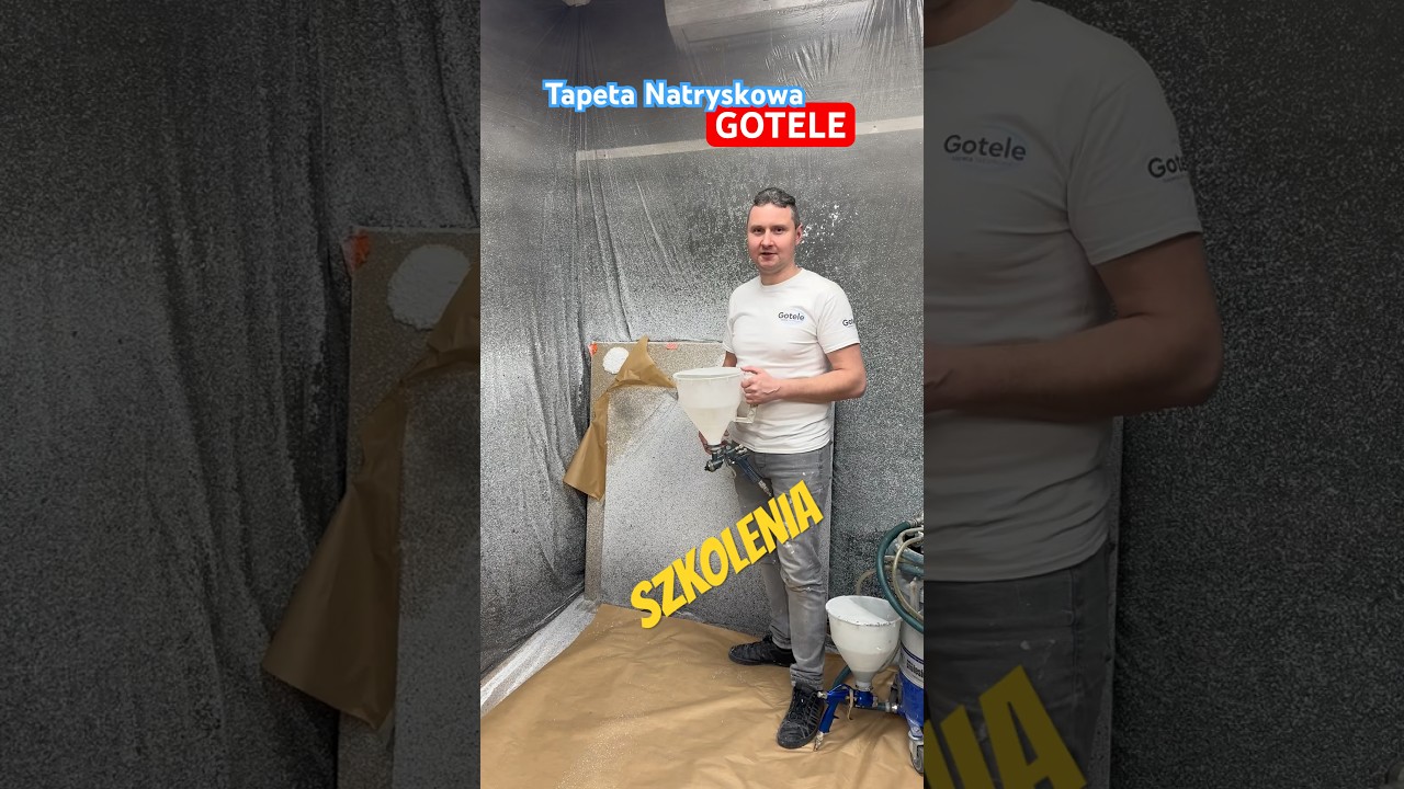 Zapraszamy na szkolenia z Tapety Natryskowej GOTELE | Bezpłatne szkolenia z malowania natryskowego