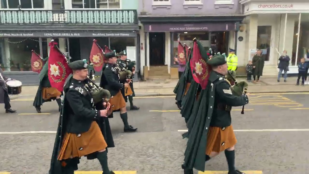 Irish Guards Pipes and Drums in Windsor