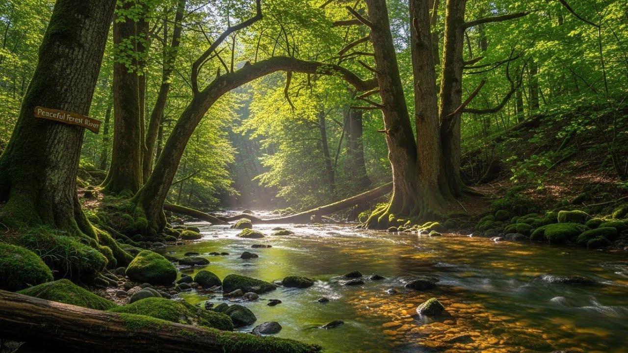 River Soundscape 🌿 Peaceful Water Ambience for Meditation, Study, and Relaxation #117