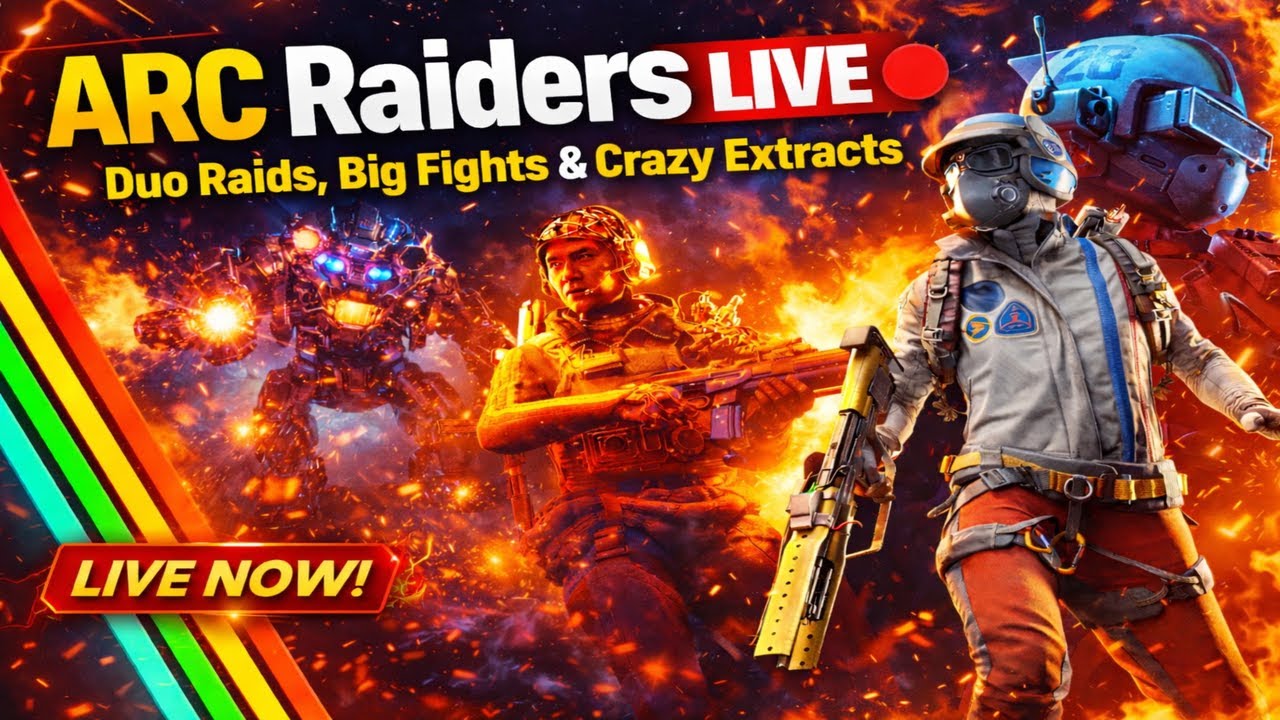 ARC Raiders LIVE 🔴 Duo Raids, Big Fights & Crazy Extracts