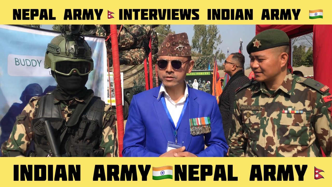 Rare Interaction | Nepal Army Interviews Indian Army Soldier @ExRomeoBagjhodaLahure 