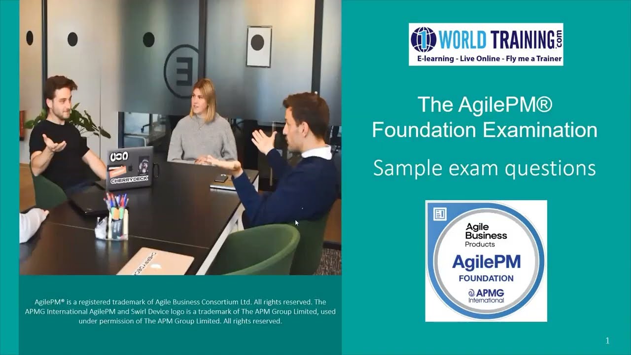 Sample Paper | Agile Project Management Foundation | APMG | 1WorldTraining.com |