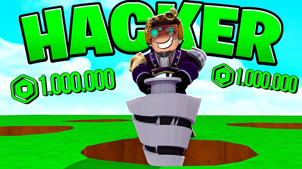 SCAVO IL BUCO HACKER DA 1.000.000€ SU ROBLOX!!