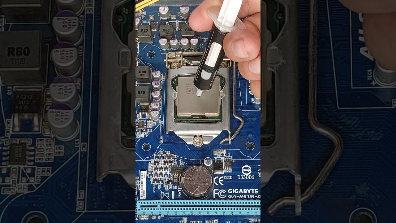 ⚠️ Eu te Mostro a Maneira Correta de Aplicar Pasta T&eacute;rmica #dicas #tecnologia  #canaldgstutoriais