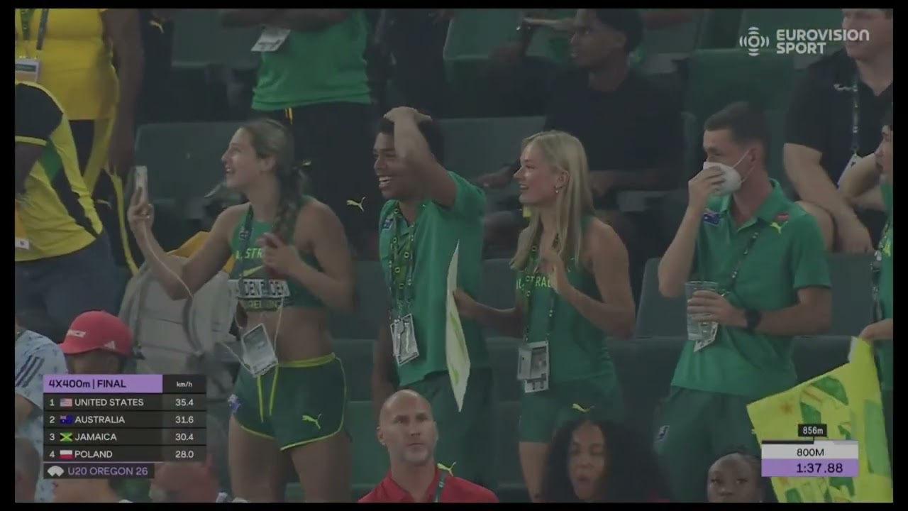 USA Team Shatters 4x400m Mixed Relay World Record! World Athletics U20 Championships Eugene