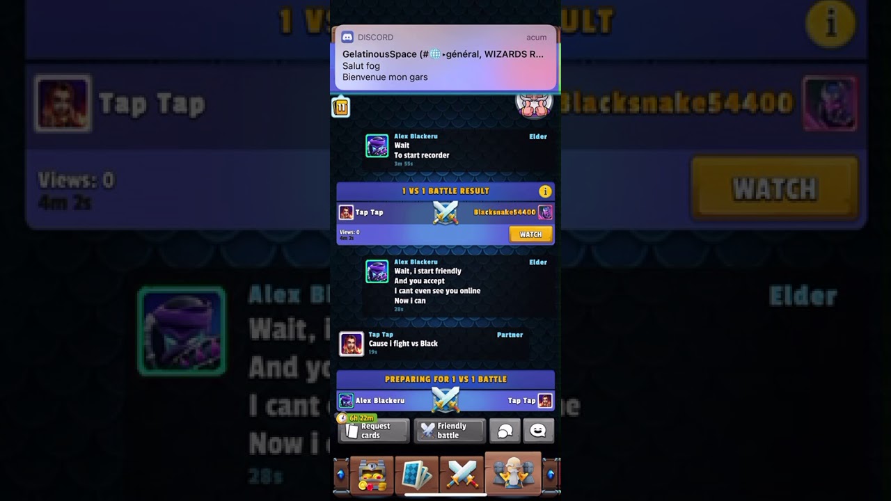 Clash Of Wizards Tab out bug