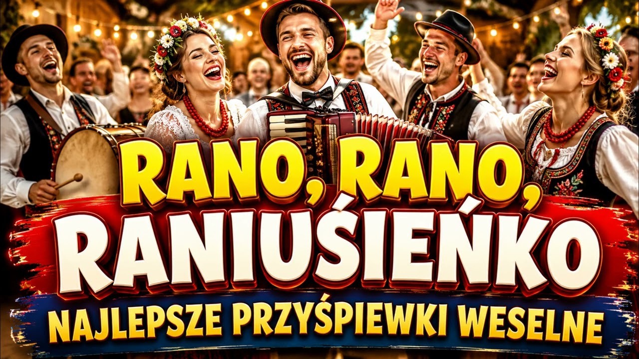 RANO RANO RANIUSIEŃKO - PIOSENKA / PRZYŚPIEWKI WESELNE / BIESIADNE / ZABAWA