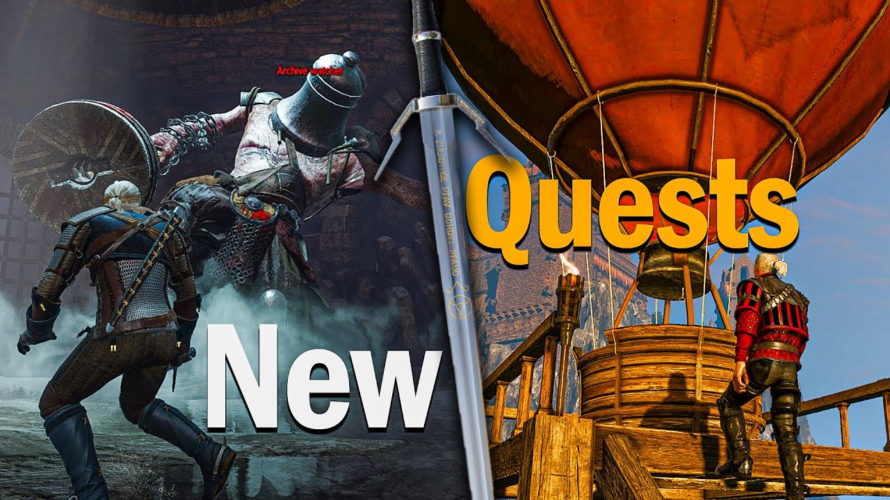 Top 5 The Witcher 3 REDkit Quest Mods | Fully Voiced & Immersive! - Part 2