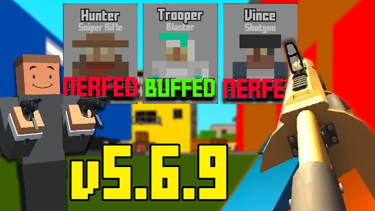 HUGE UPDATE KRUNKER *NEW* WAR MACHINE + Akimbo Pistols! 45 New Skins Krunker.io v5.6.9