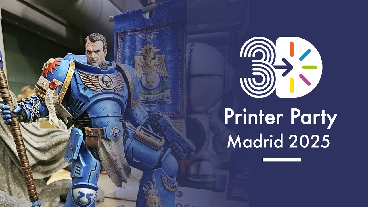 ¡Fuimos a la mayor fiesta de impresión 3D en español! – 3D Printer Party Madrid 2025 🎉