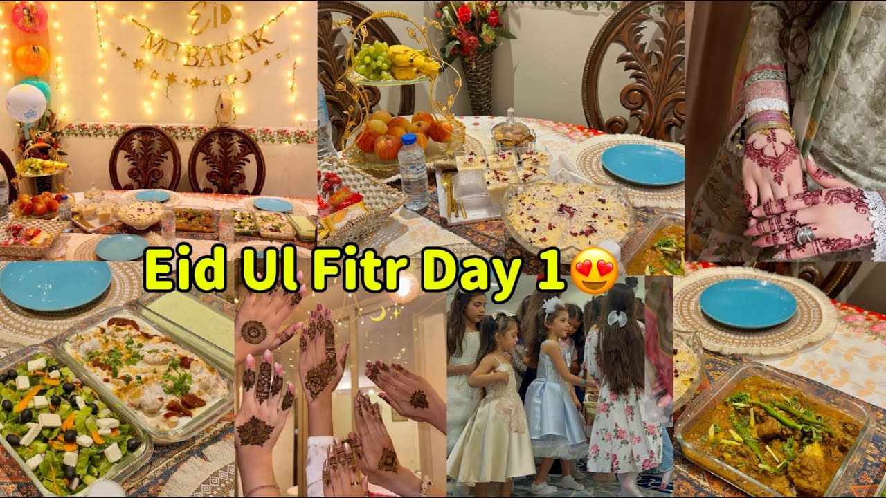 EID UL FITR 2026💗Is Eid Pe To Maza A Gya🇸🇦😍Eid Special Lunch- Bacho Me Banti Eidi- Mutton- Kheer