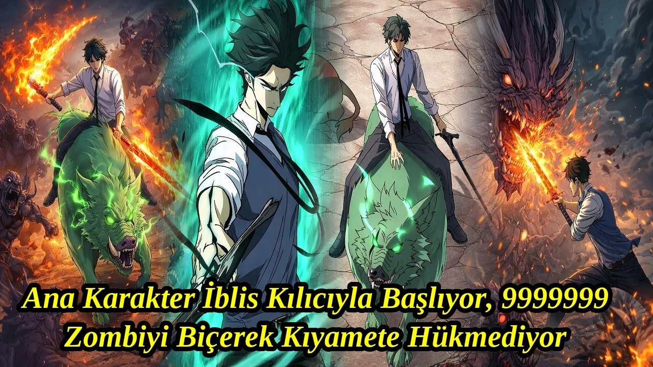 Ana Karakter İblis Kılıcıyla Başlıyor, 9999999 Zombiyi Biçerek Kıyamete Hükmediyor [Webtoon Özeti]