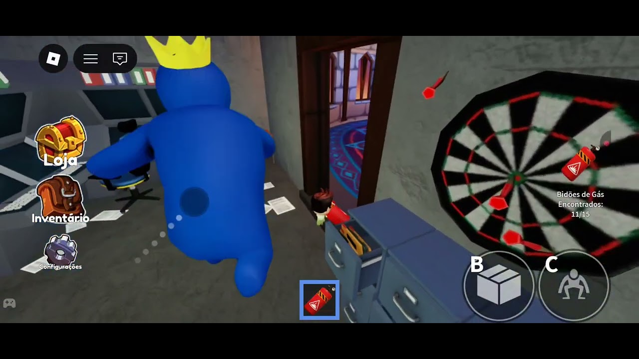 O BLUE me pegou 