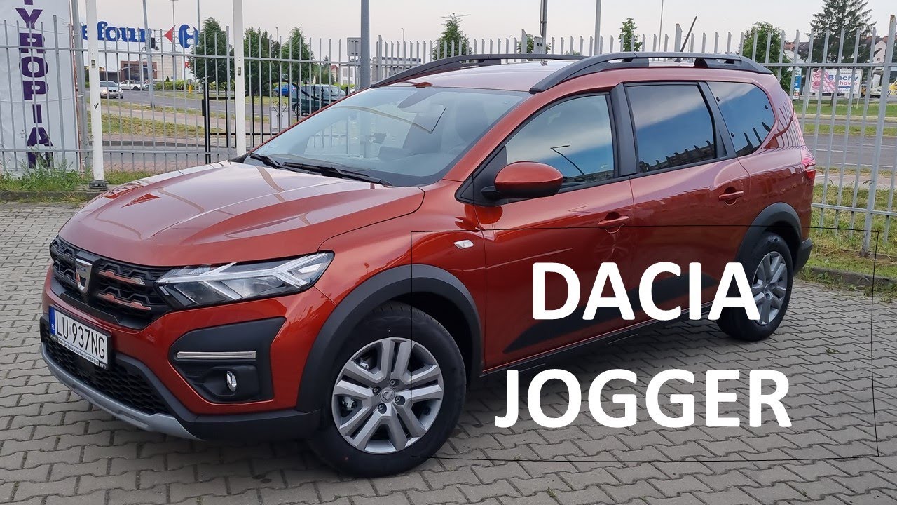 DACIA JOGGER COMFORT ECO-G Siedmioosobowy z salonu. Szybka instrukcja/ benzyna bezołowiowa +LPG
