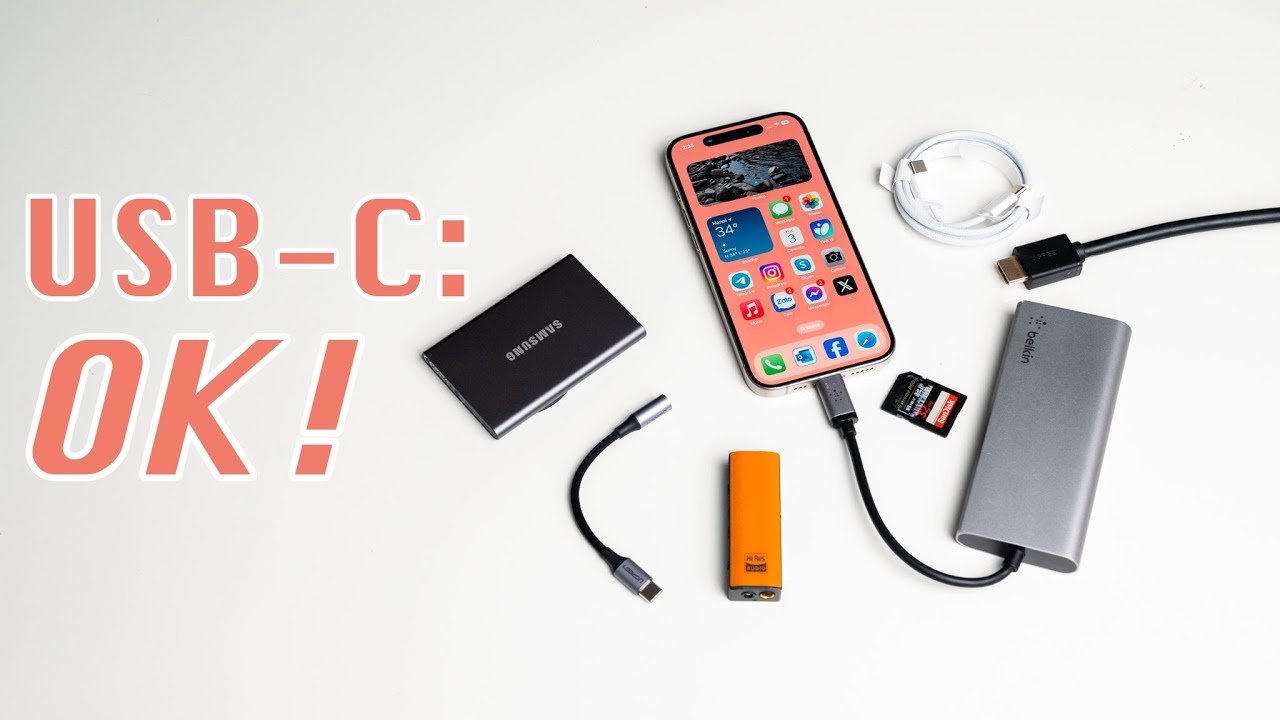 Tất cả mọi thứ bạn cần biết về cổng USB-C trên iPhone 15.