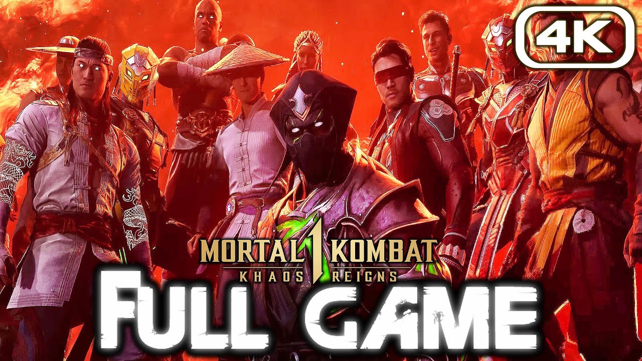 MORTAL KOMBAT 1 KHAOS REIGNS Story Mode Gameplay Walkthrough FULL GAME (4K 60FPS) No Commentary