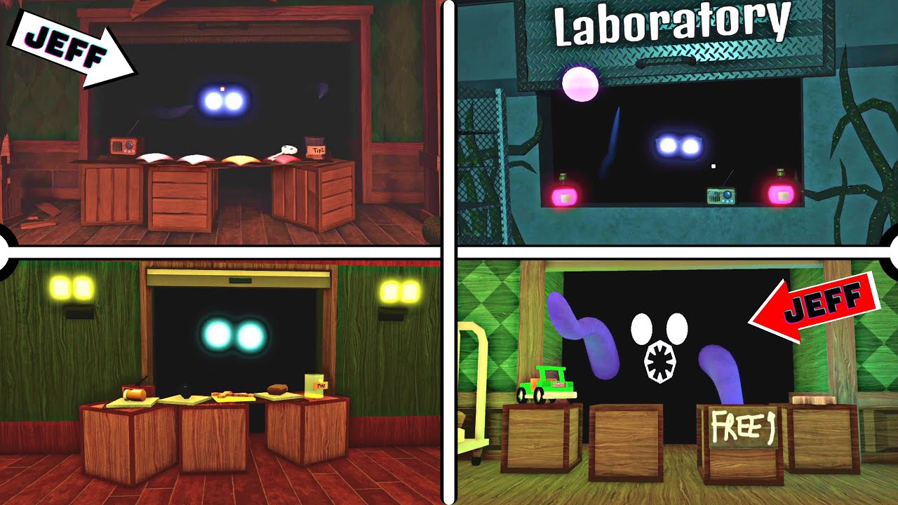 Roblox DOORS - Jeff Shop VS 10 Different JEFF SHOPS