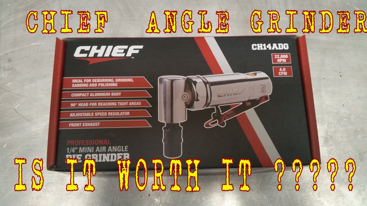 Угловая шлифовальная машина Chief от Harbor Freight. Что в коробке с демонстрационным образцом!!!...