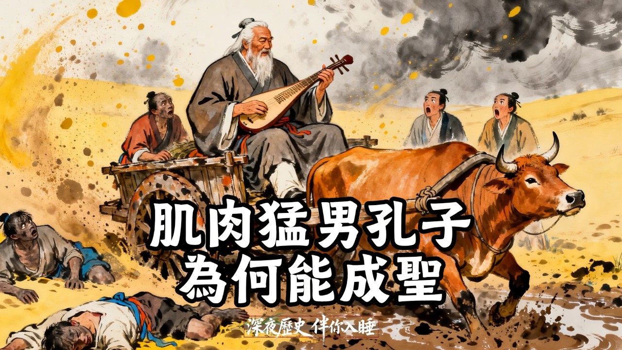 歷史上真實的孔子：身高一米九，渾身肌肉，脾氣還很暴躁，生前沒人在意，為何死後卻能成為聖人？|深夜歷史，伴你入睡#歷史 #焦慮 #失眠 #安眠 #歷史冷知識 #history #孔子