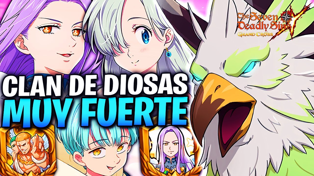 ¡CLAN DE DIOSAS vs HRAESVELGR! EQUIPO MUY SÓLIDO para PISO 1 - Seven Deadly Sins: Grand Cross