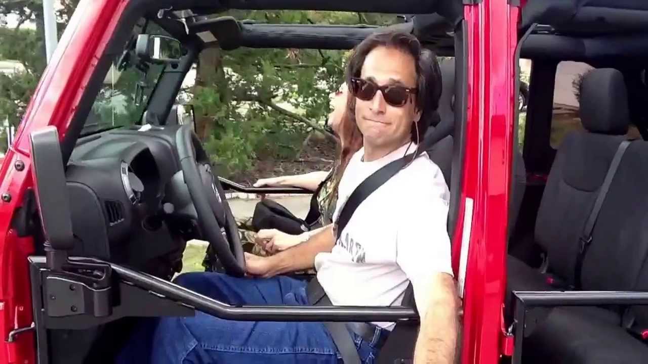 Jeep Wrangler Unlimited - doors off  - with Bestop Elements Safari Style Doors