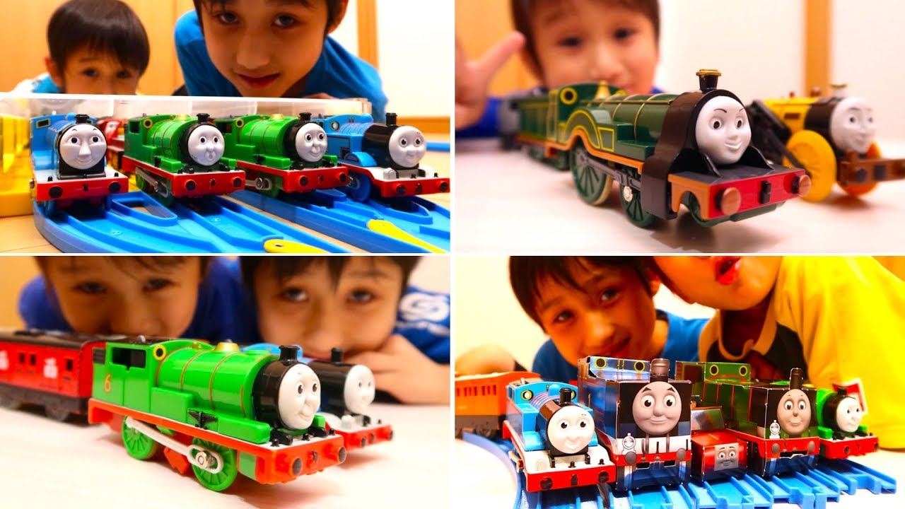 プラレール きかんしゃトーマス連続再生９ おしゃべりトーマス＆パーシー エミリー トレインケース
