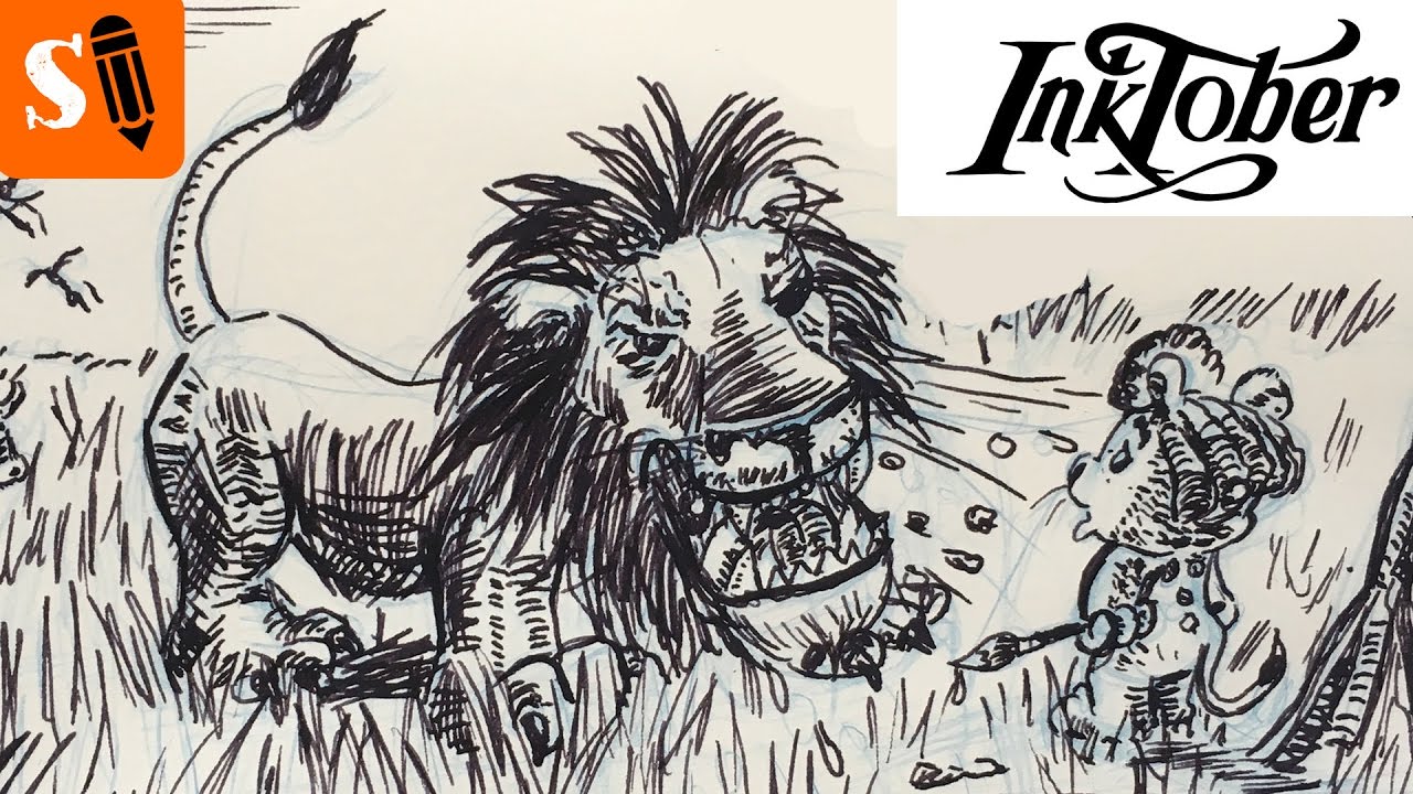 Inktober 2016 - day 2 -Noisy - Stayf Draws
