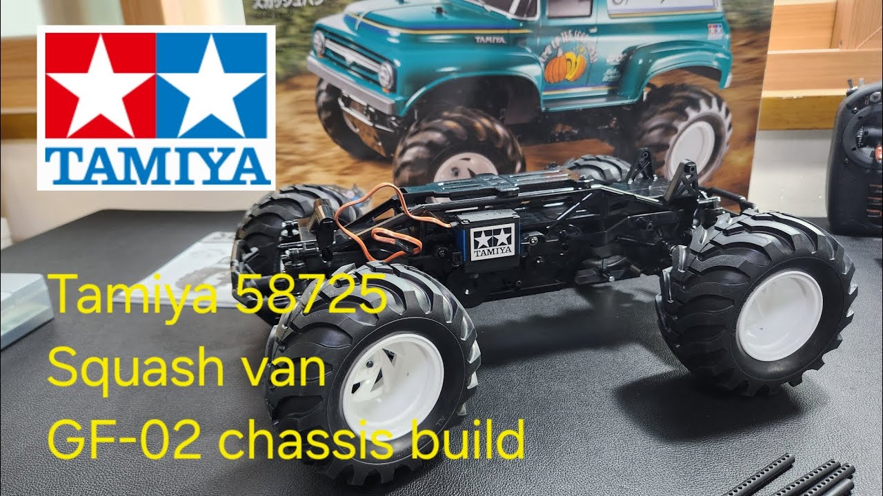 Tamiya 58725 Squash van GF02 chassis build