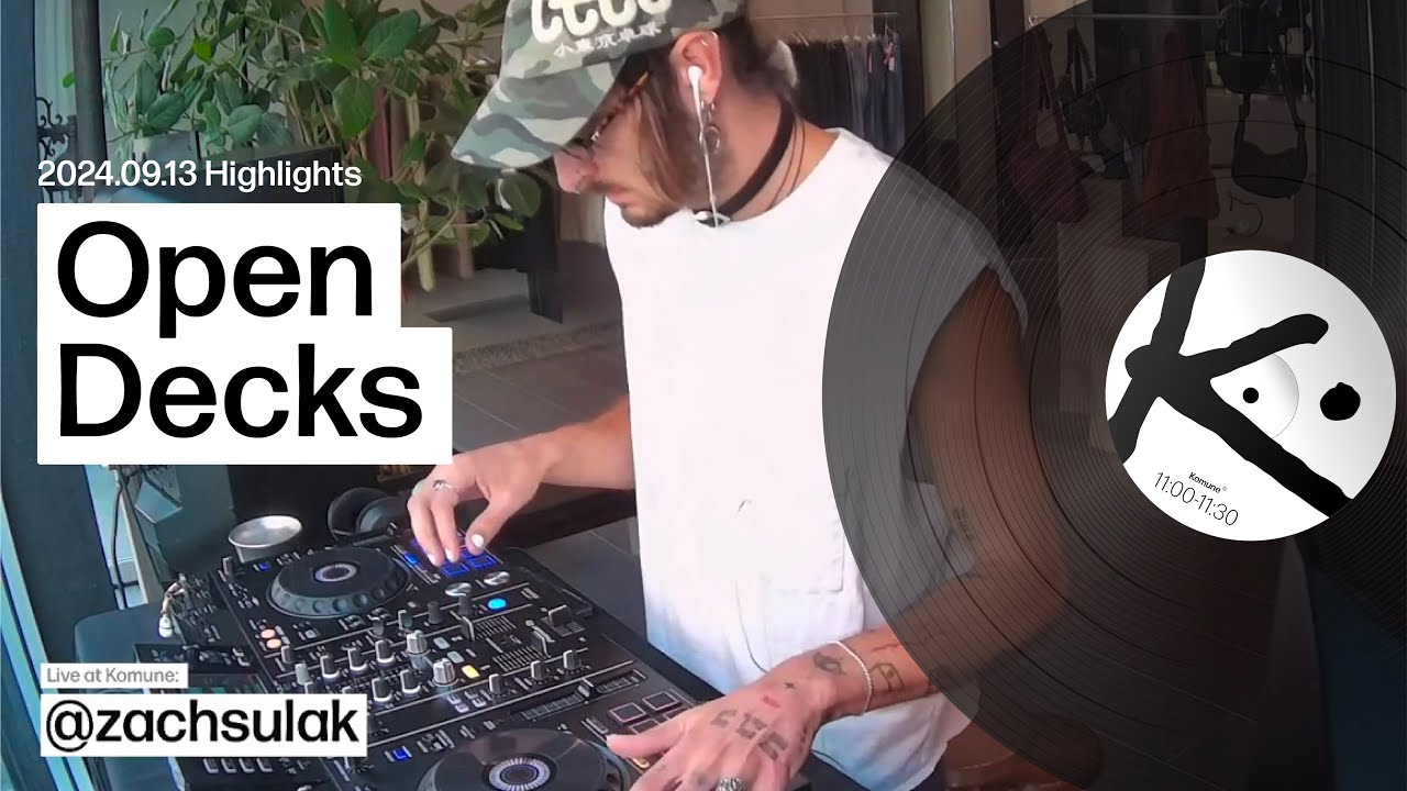 Komune Open Decks: Friday, 9/13/24 zachsulak