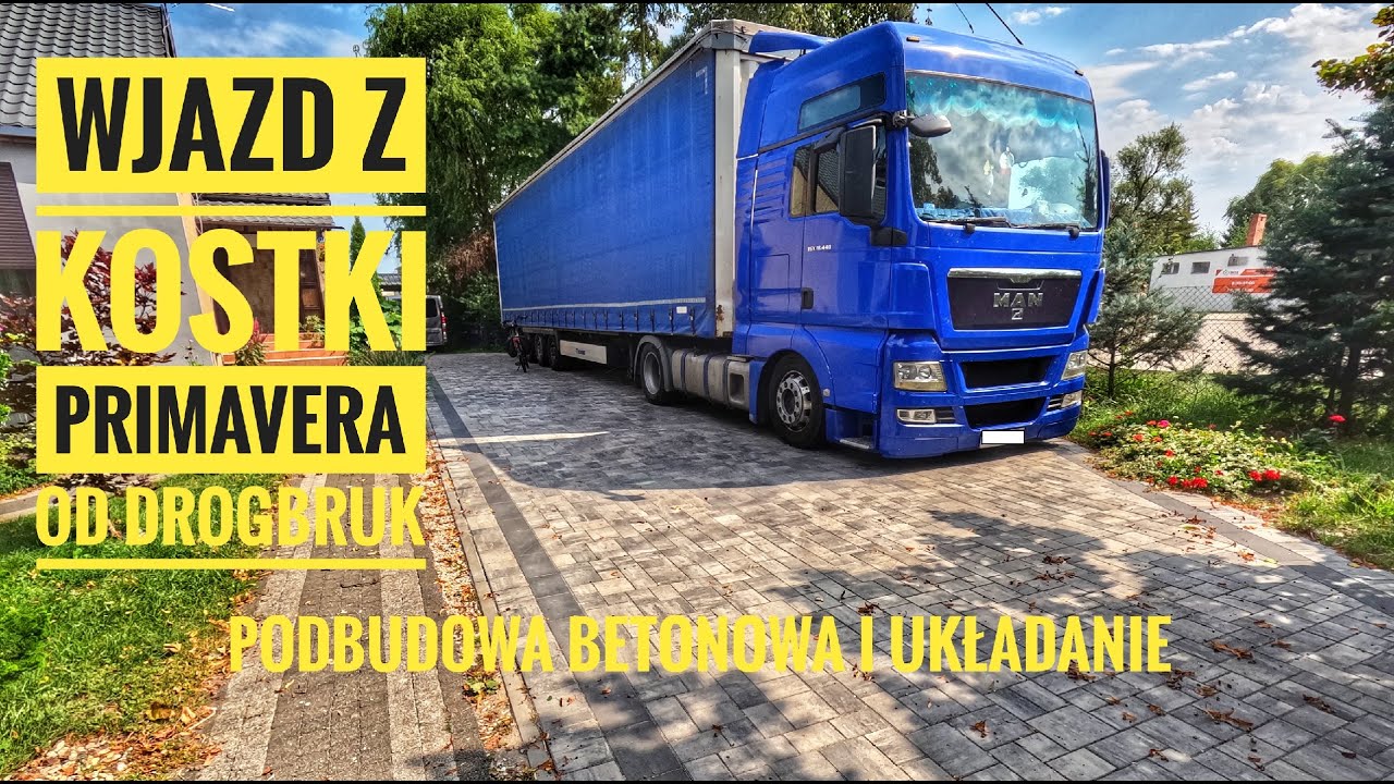 Szybko - Dobrze - Tanio czyli podjazd z kostki Primavera od Drogbruk - #Probst #brukarz #paving