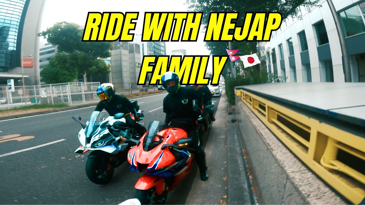 Epic Ride with Nepali Superbikes riders in Japan - NEJAP #trending #newvideo #explore