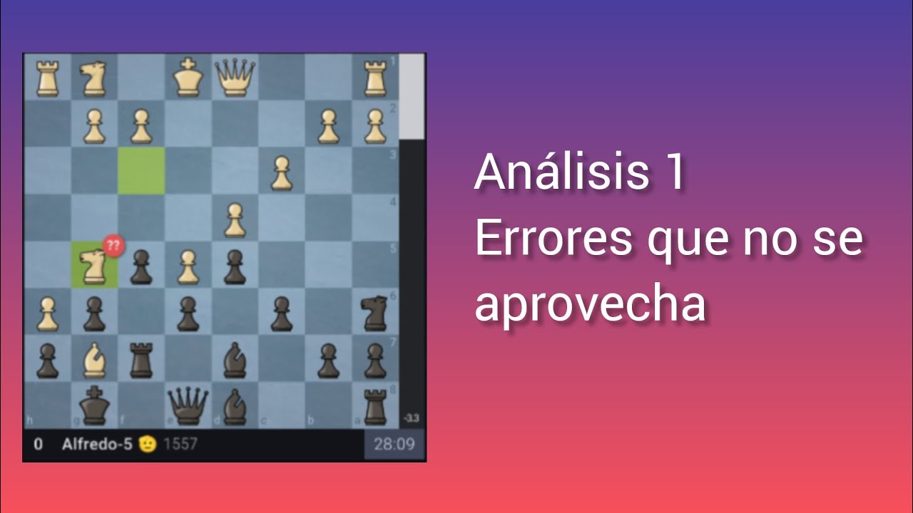 Análisis # 1 Errores que no se aprovecha Defensa Holandesa 