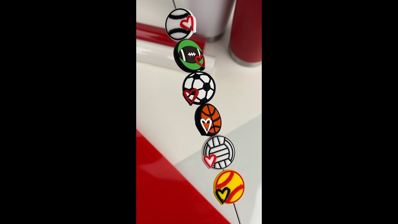 Sporty Silicone Focal Beads